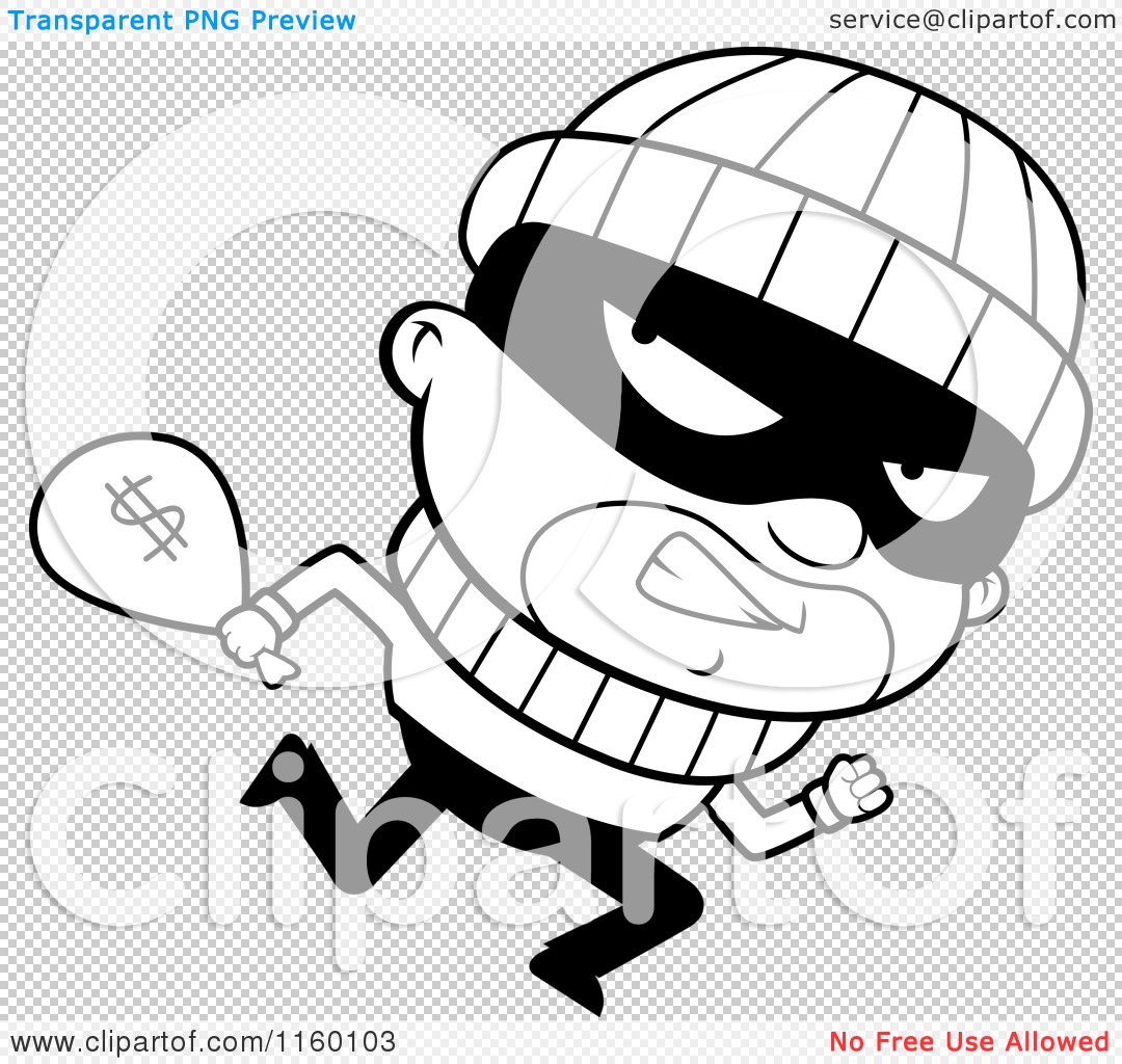 free clip art cartoon burglar - photo #44