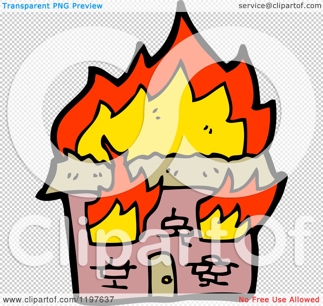 free clipart burning house - photo #22