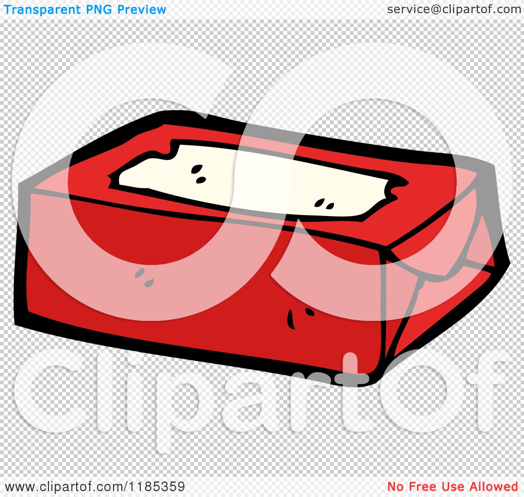 Cartoon of a Pack of Chewing Gum - Royalty Free Vector Illustration by