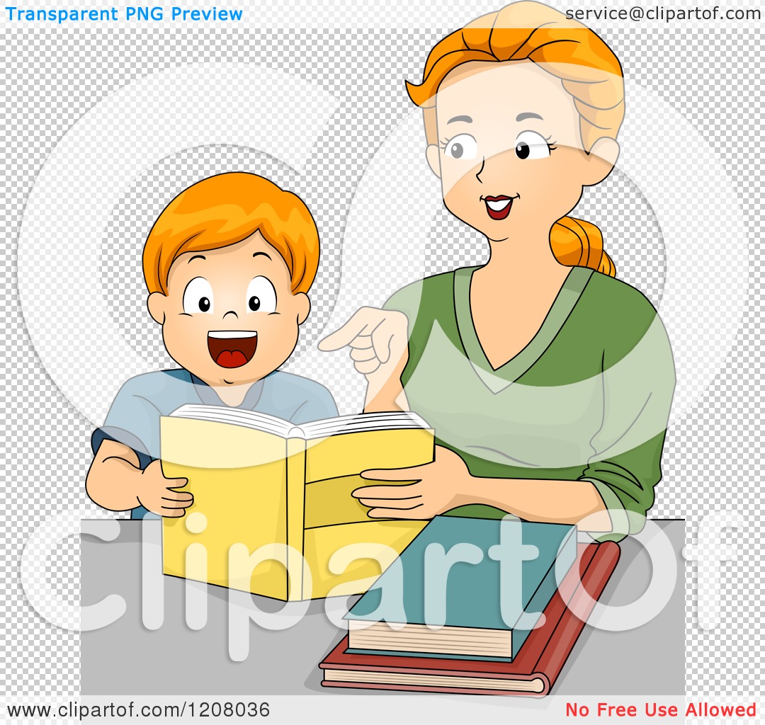 mother reading clipart - photo #16