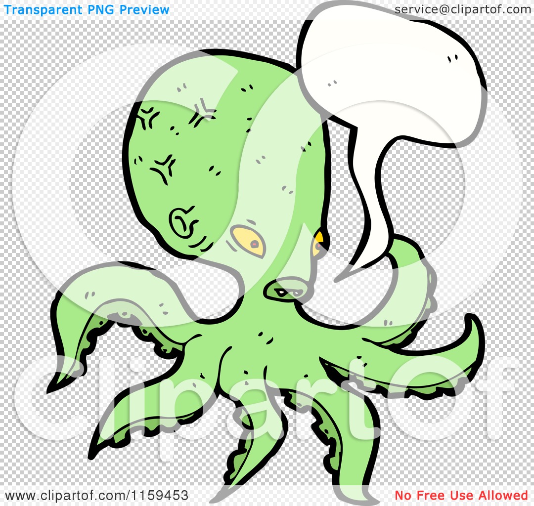 green octopus clipart - photo #46