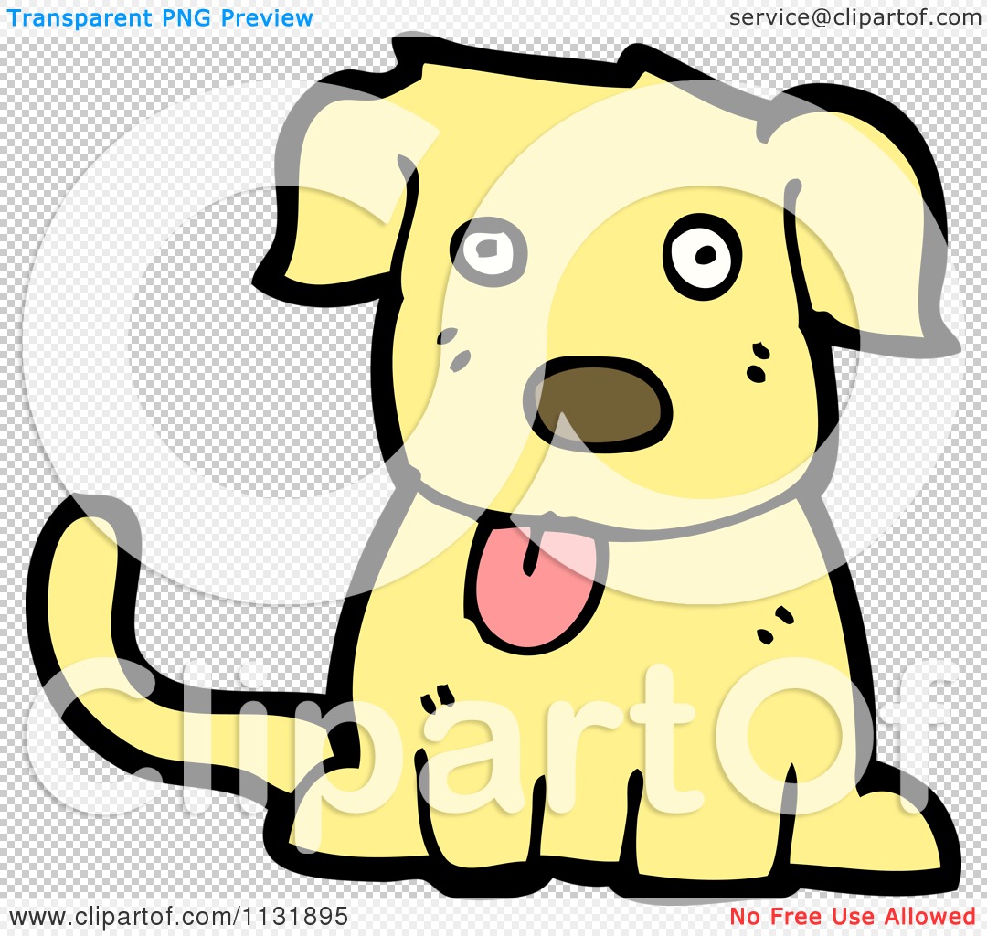 yellow dog clipart - photo #35