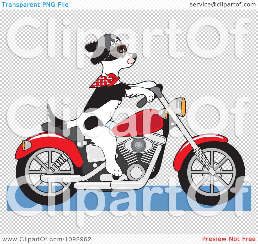 dog on motorcycle clipart - photo #8