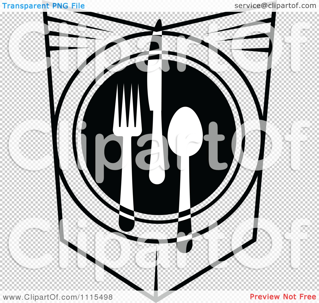 restaurant clipart black and white - photo #38