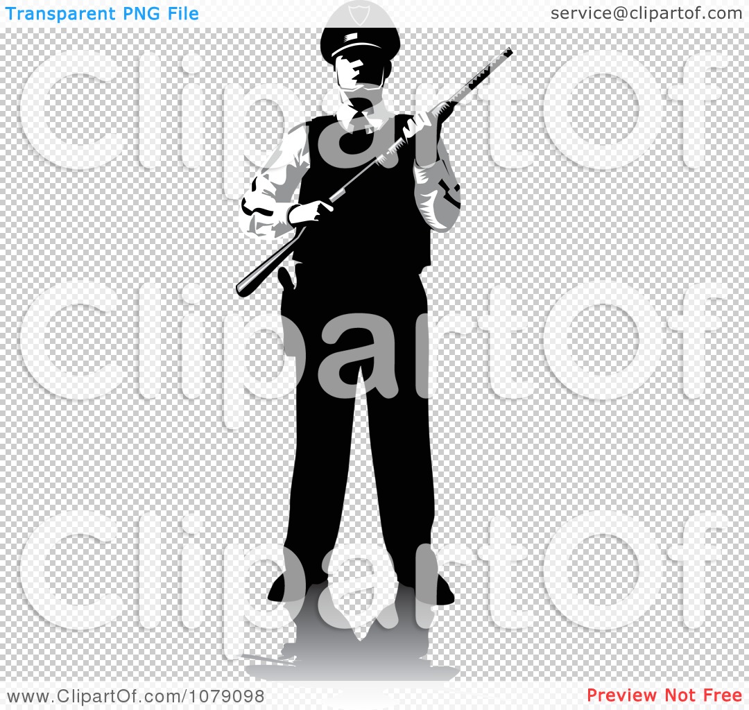 security guard clipart black and white - photo #16