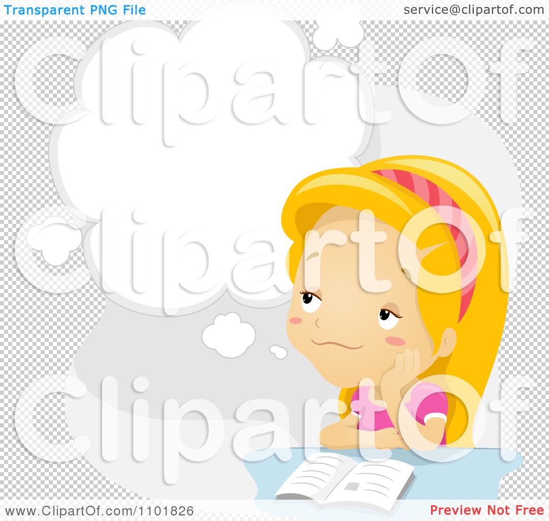 girl daydreaming clipart - photo #30