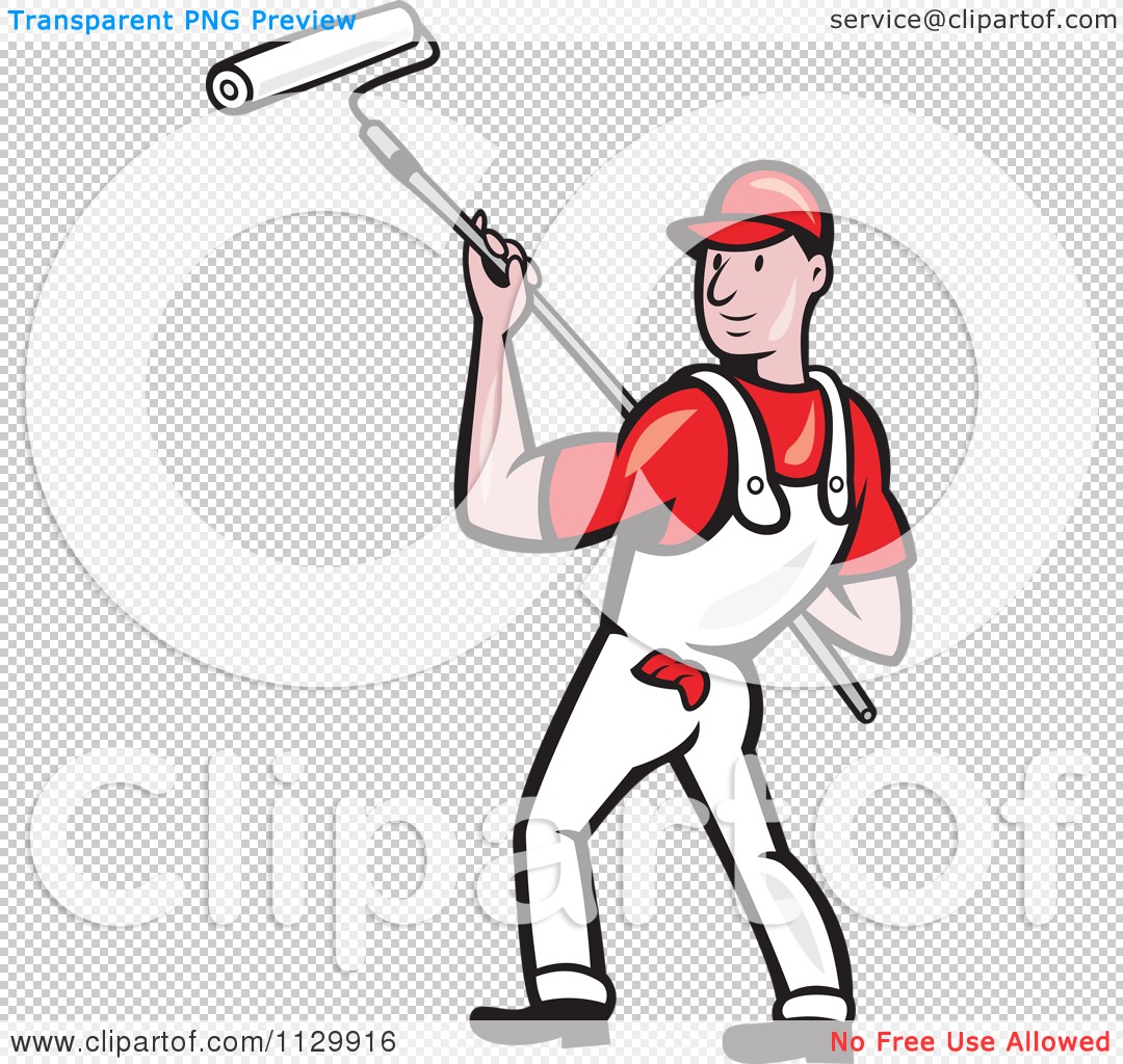 man painting house clipart - photo #28