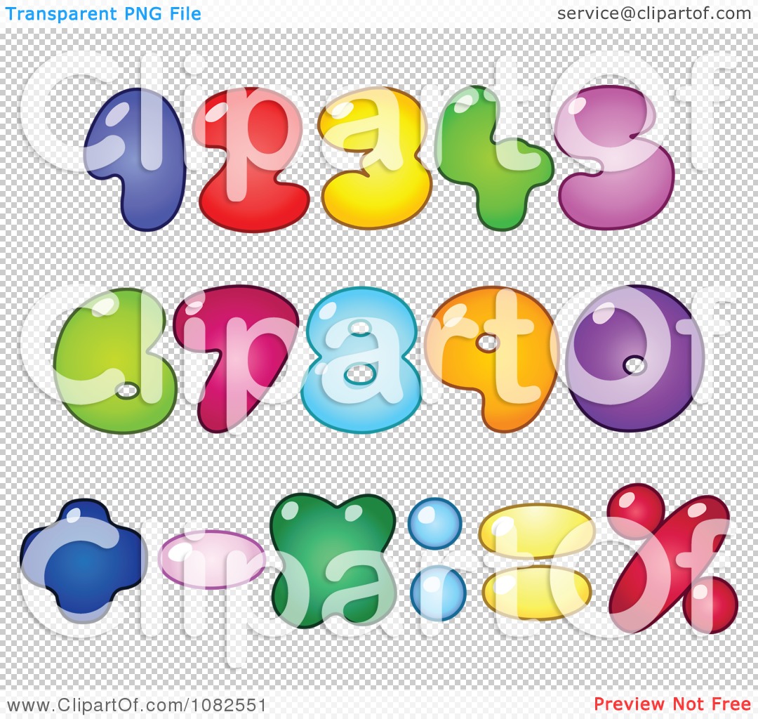 bubble numbers clipart - photo #34