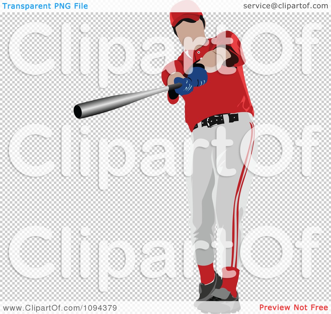 Baseball Hitter Clipart