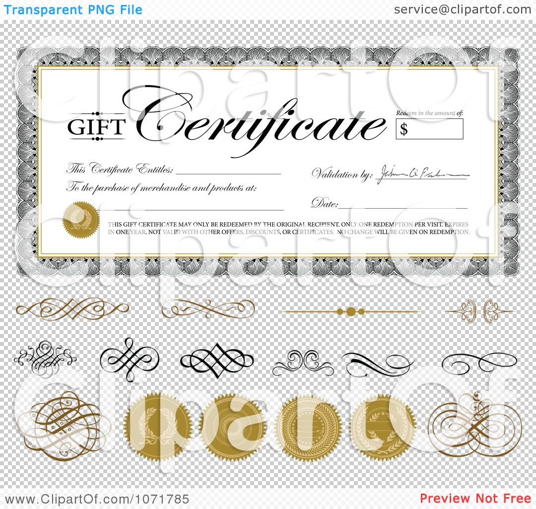 clipart gift certificate template - photo #49