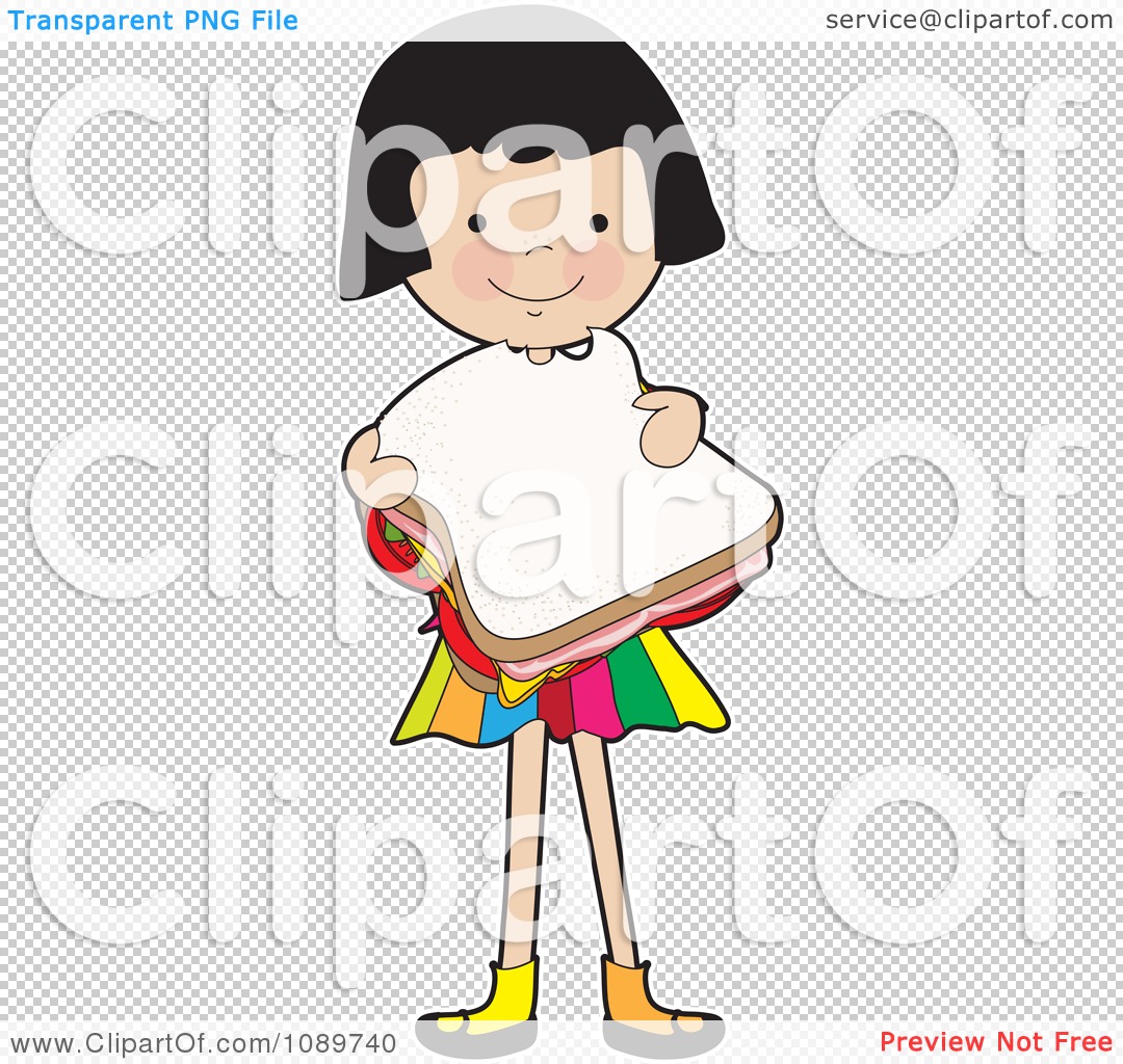 clipart of a girl eating - photo #43