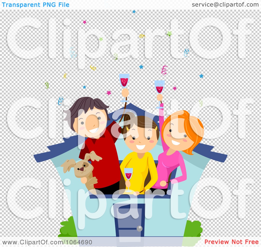 free clipart housewarming party - photo #16