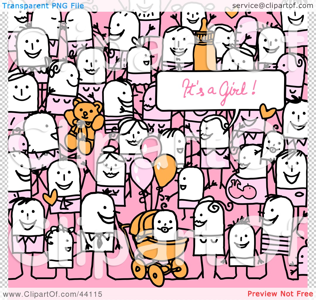 clipart of crowd