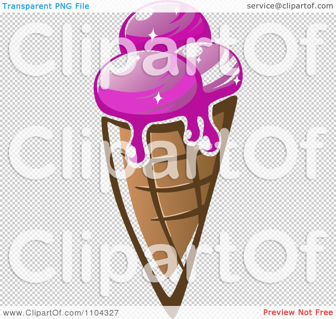 melting ice cream cone clipart - photo #32