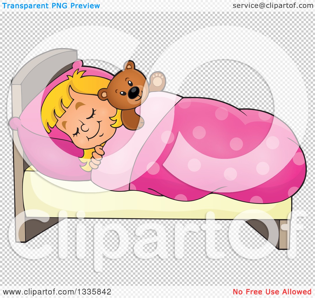 clipart girl sleeping in bed - photo #16