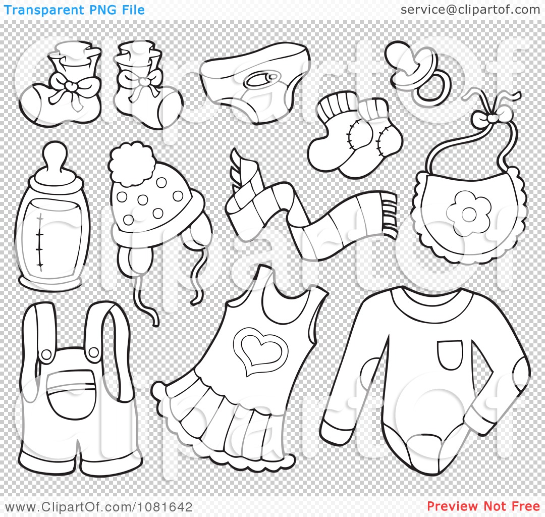 Baby Clothes Clipart