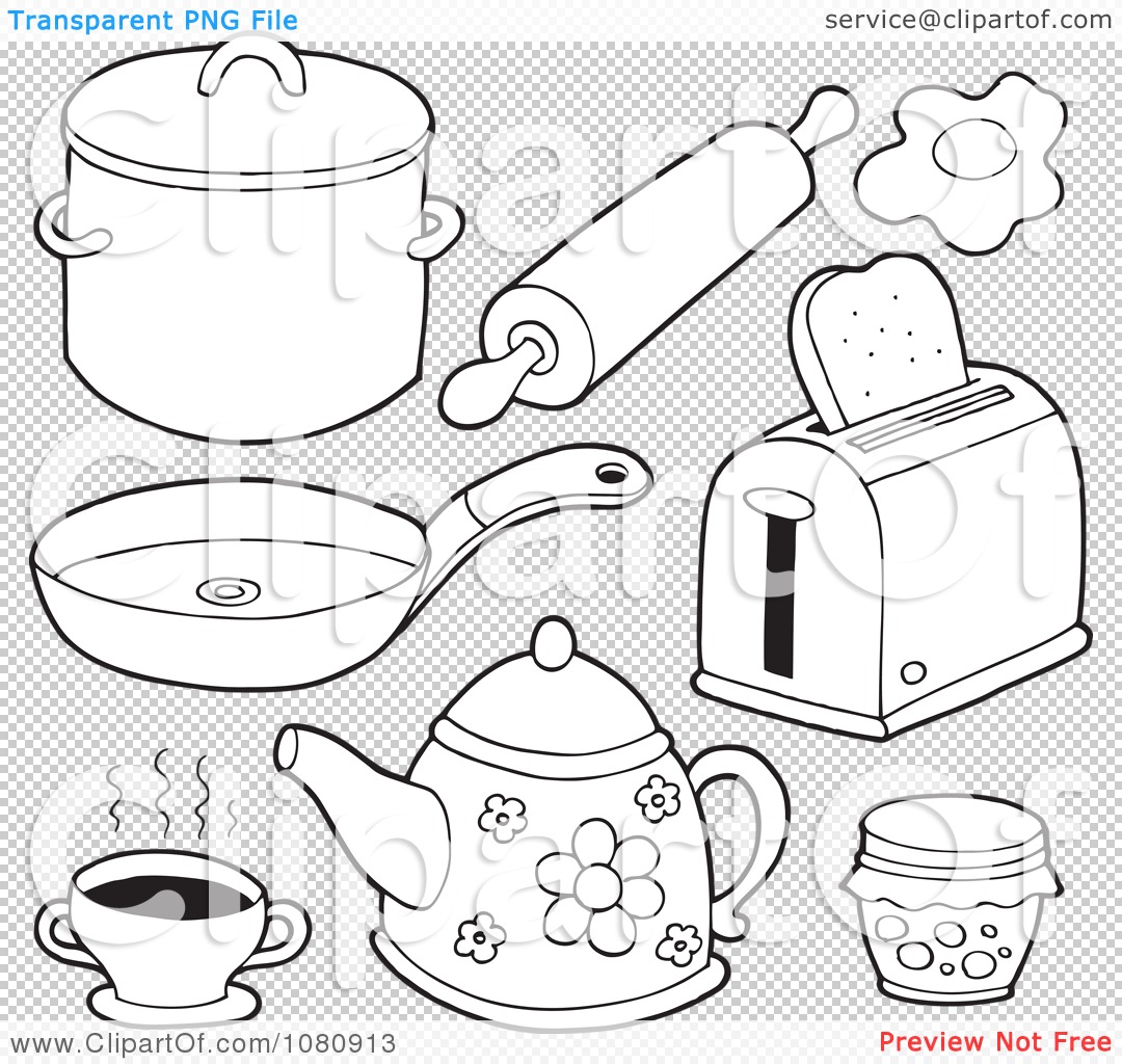 clipart of kitchen items - photo #46