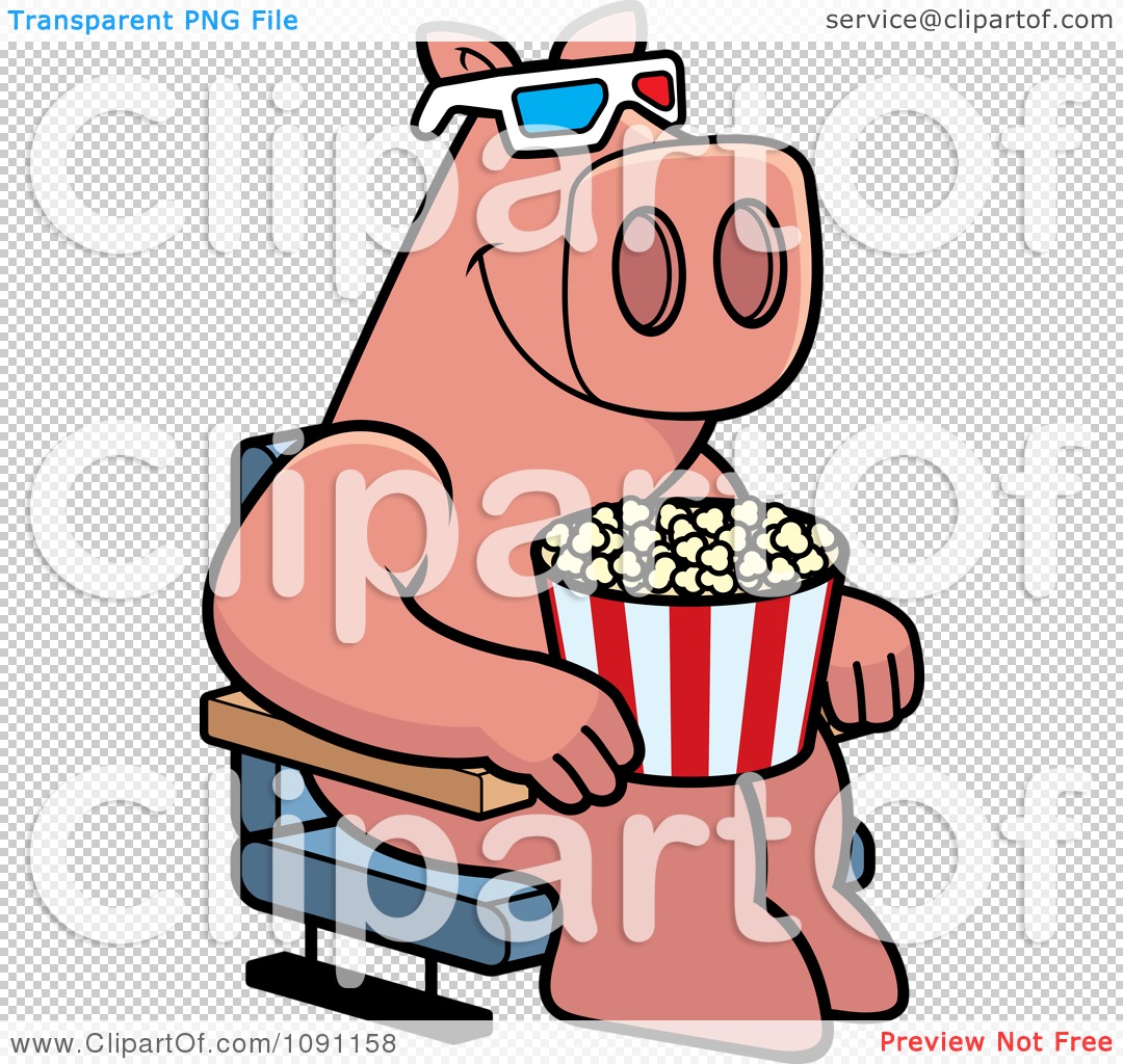 pig eating clipart - photo #42
