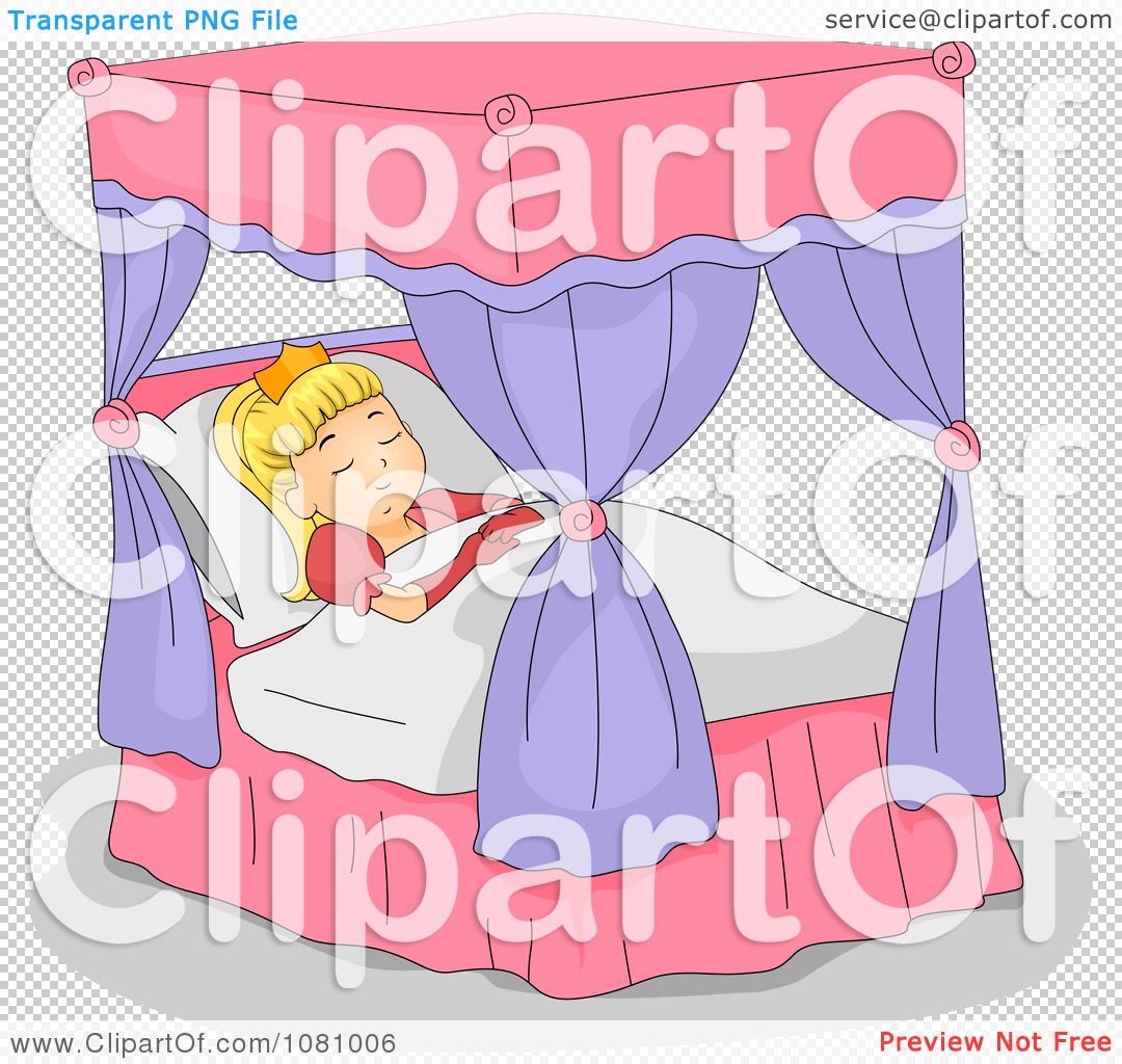 Princess Bed Clip Art