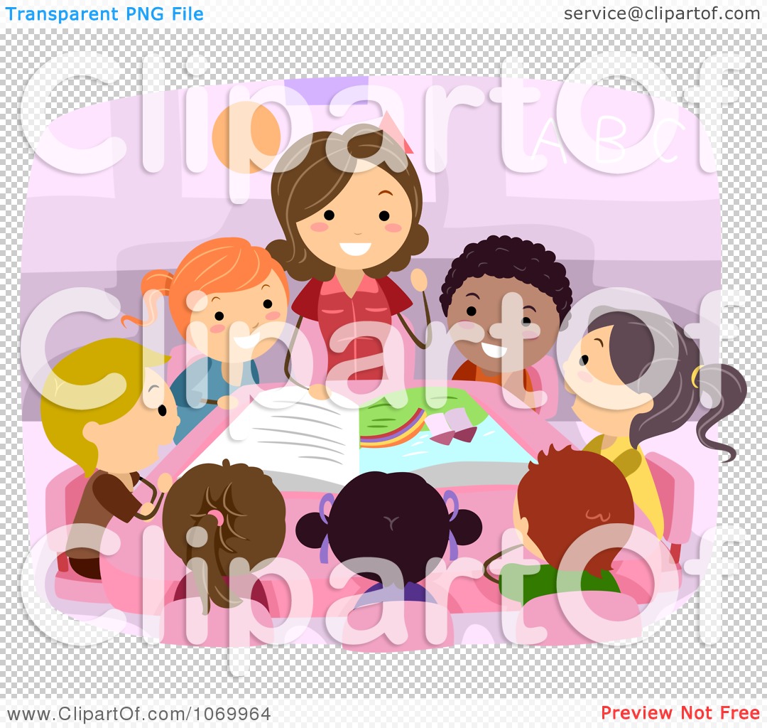 clipart of teacher reading to students - photo #43