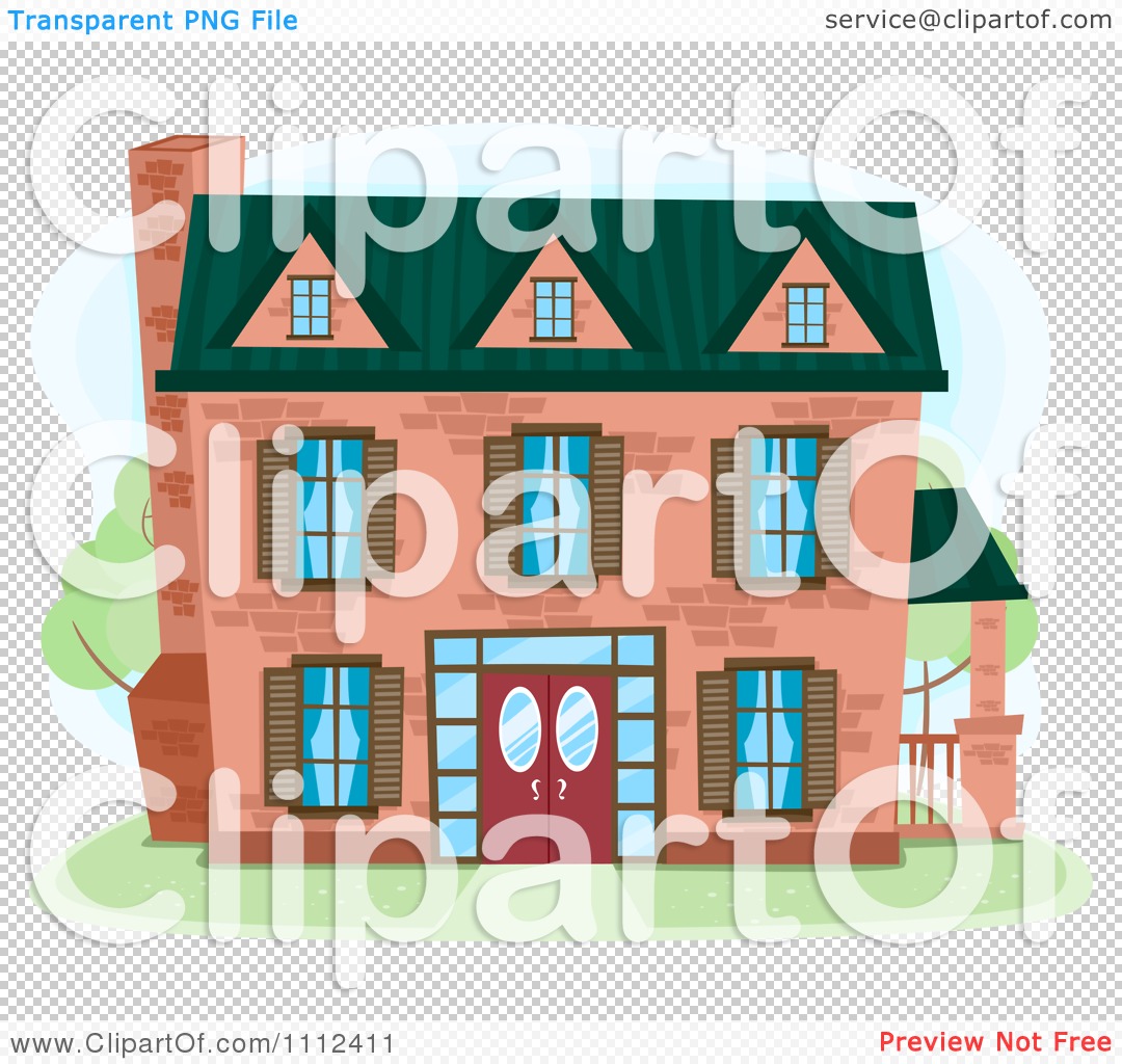free clip art brick house - photo #48