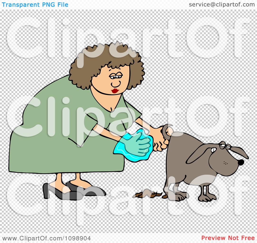 clipart of picking up dog poop - photo #18