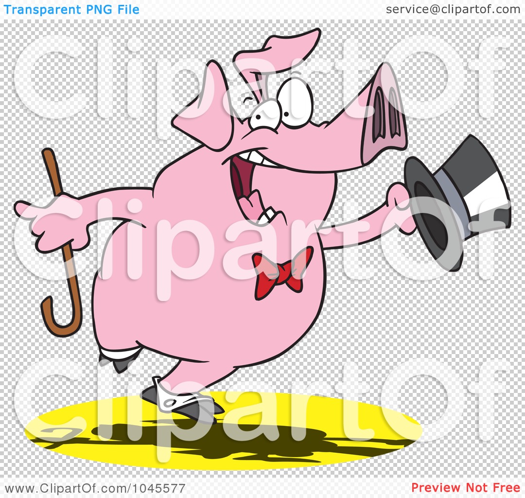dancing pig clip art free - photo #34