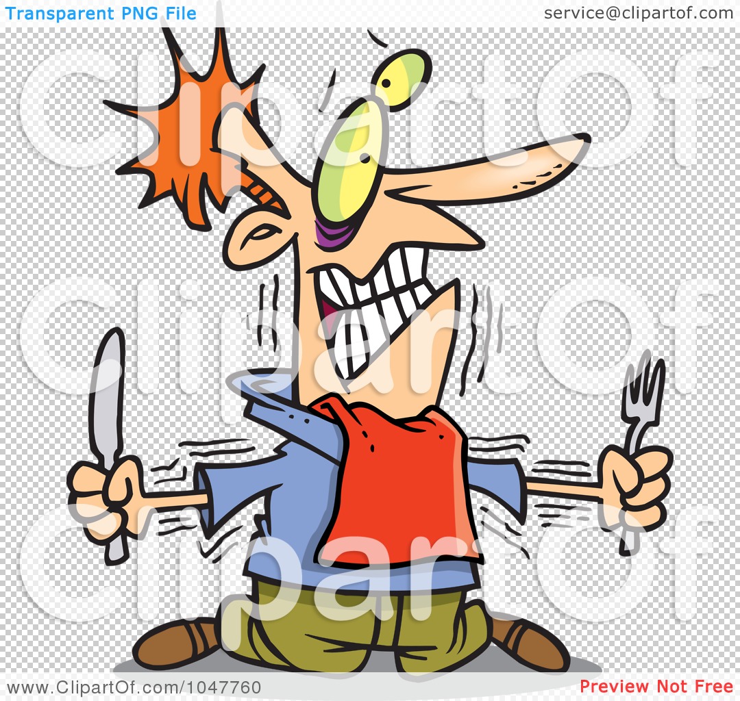 hungry man clipart - photo #38