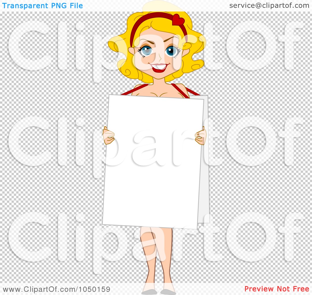 Royalty-Free (RF) Clip Art Illustration of a Nude Sexy 