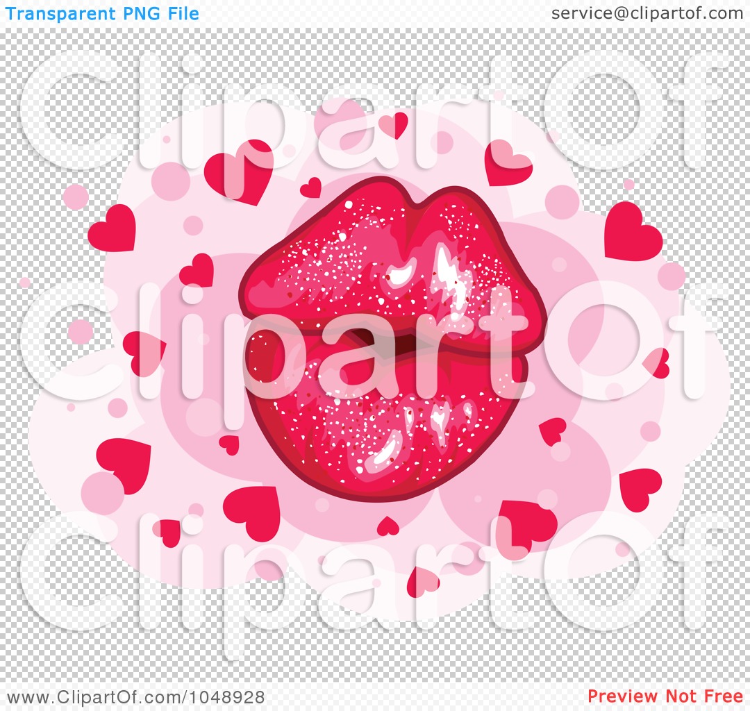 clip art of puckered lips - photo #32
