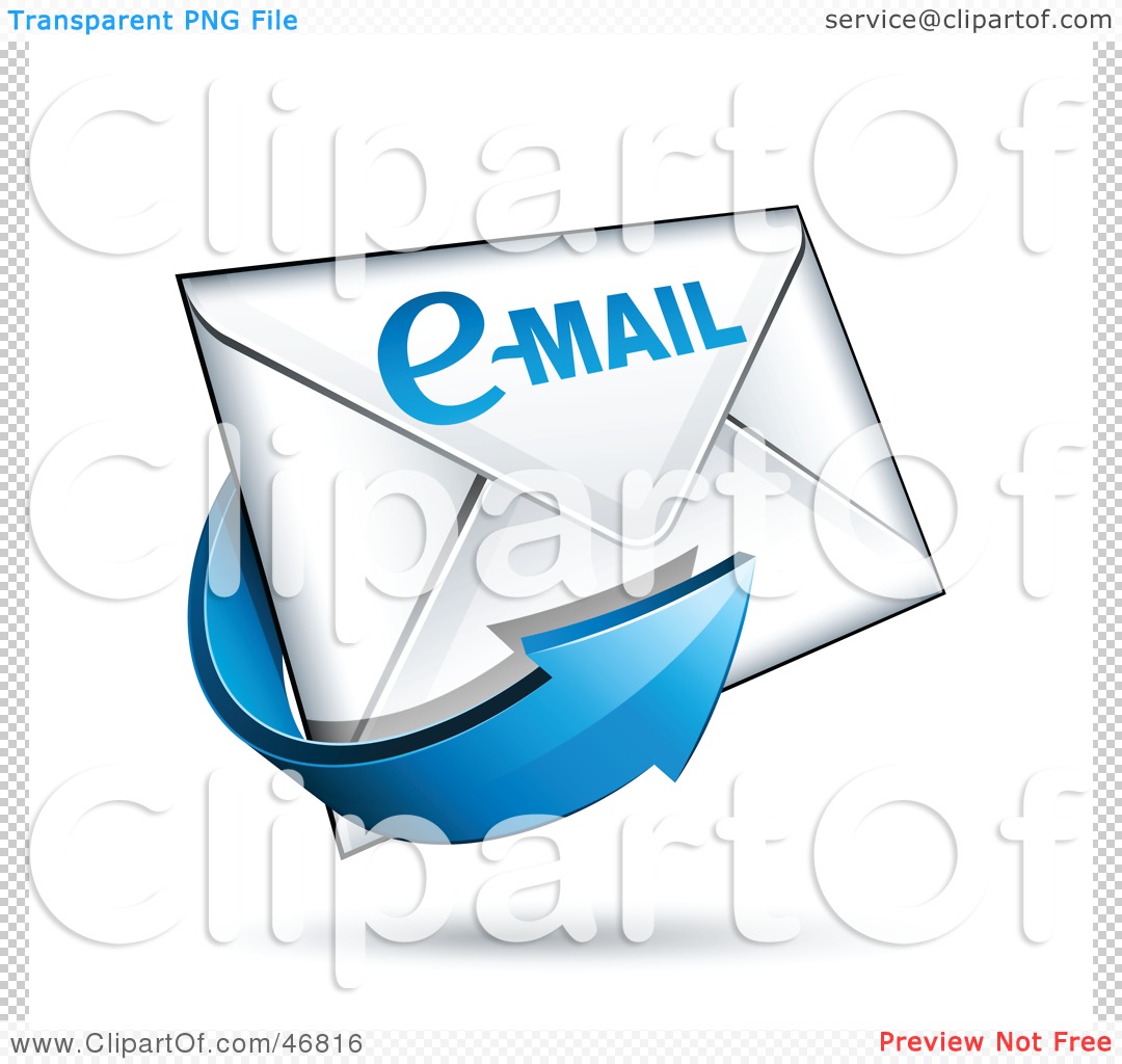 email clipart blue - photo #48