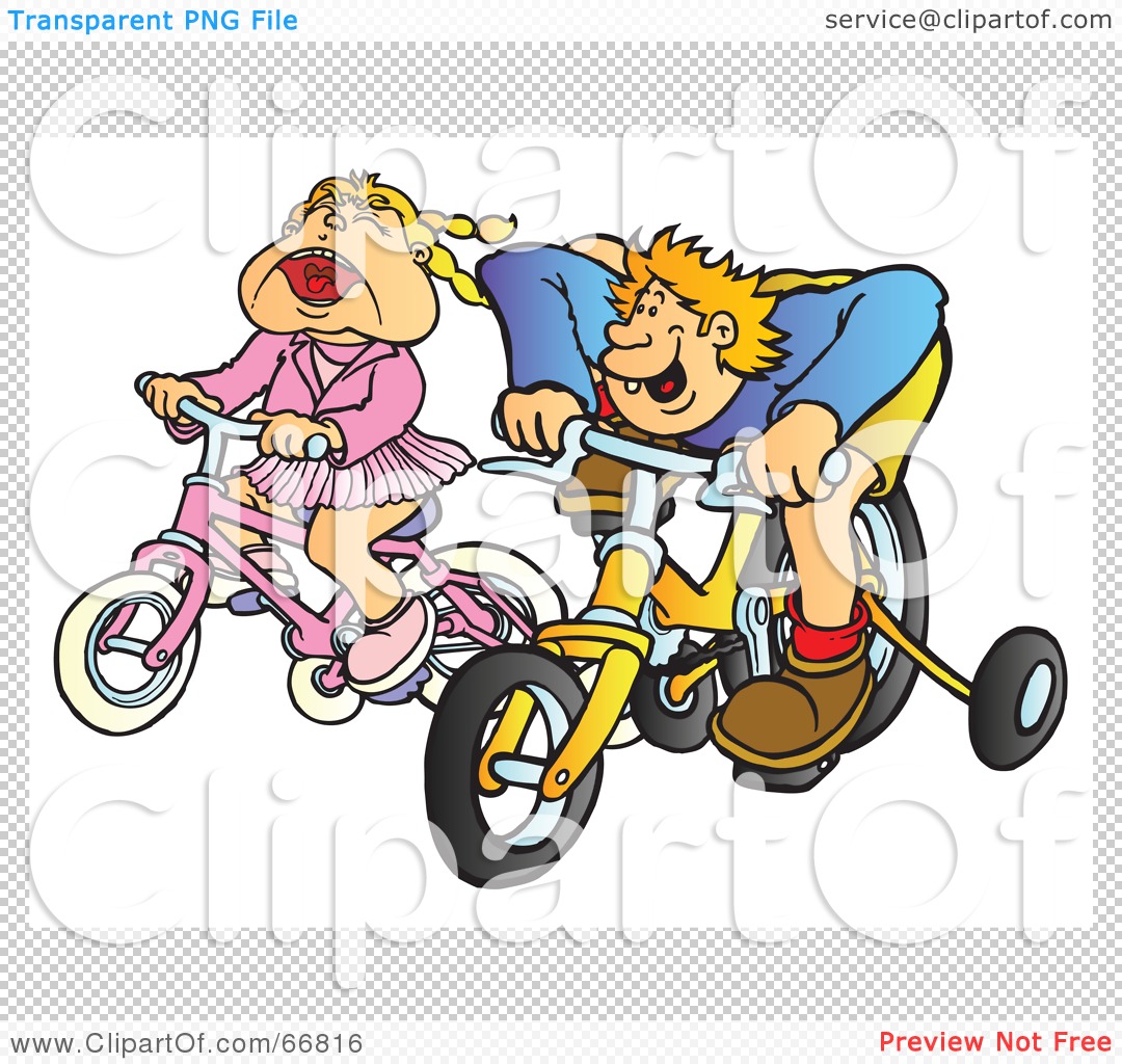 bicycle race clipart