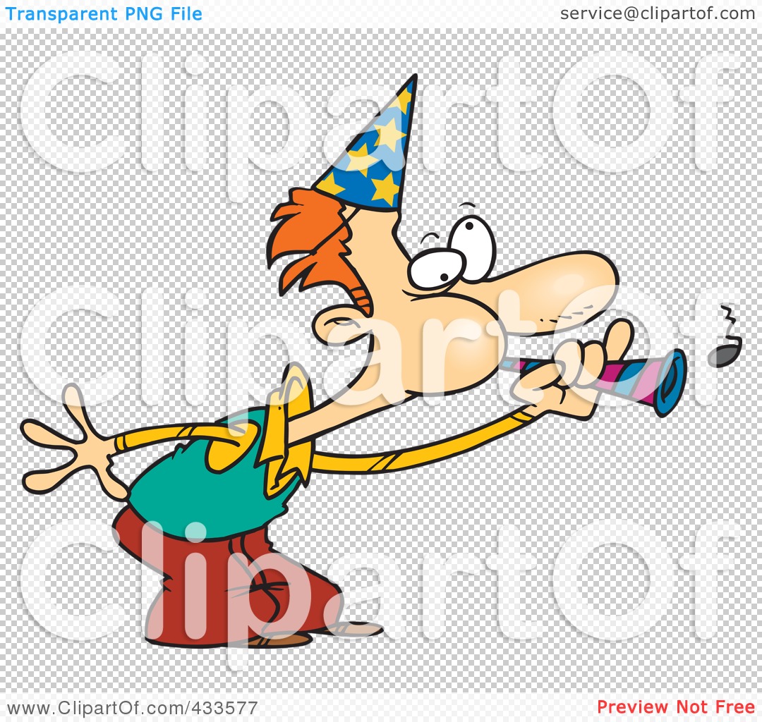 clipart man blowing horn - photo #49
