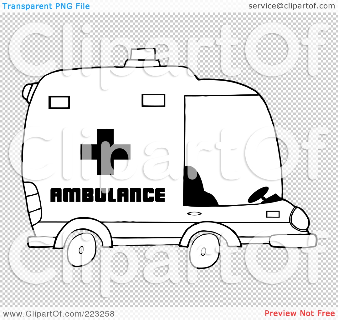 ambulance outline