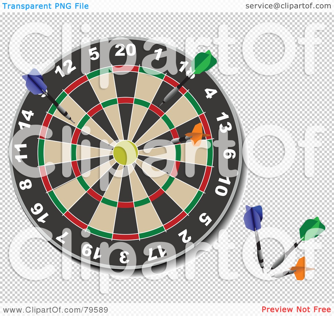 clipart dart board