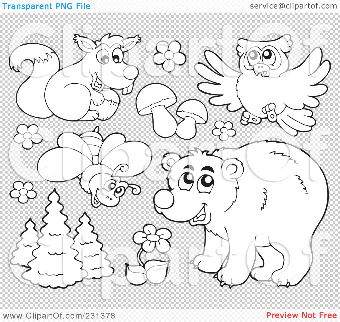 taiga animals coloring pages - photo #30
