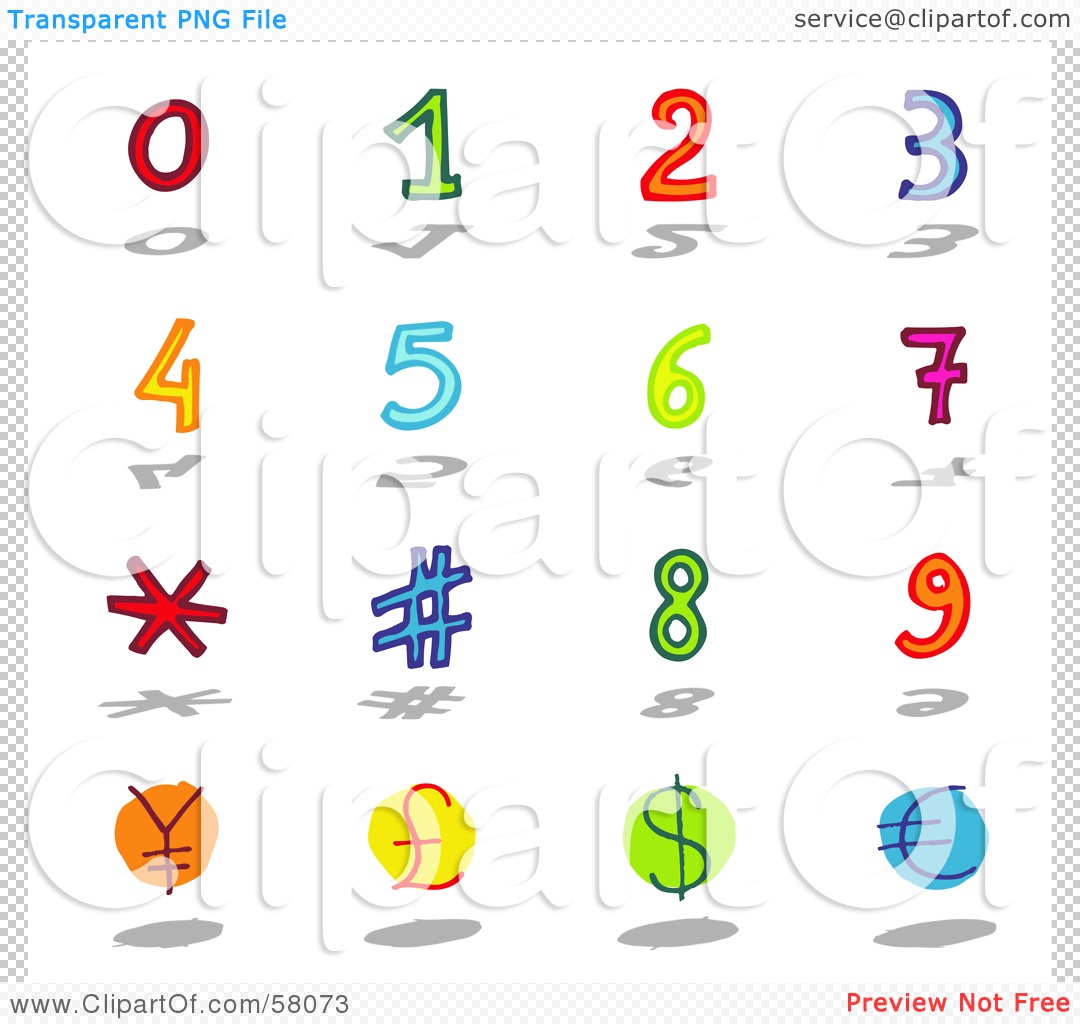 Cliparts Numbers