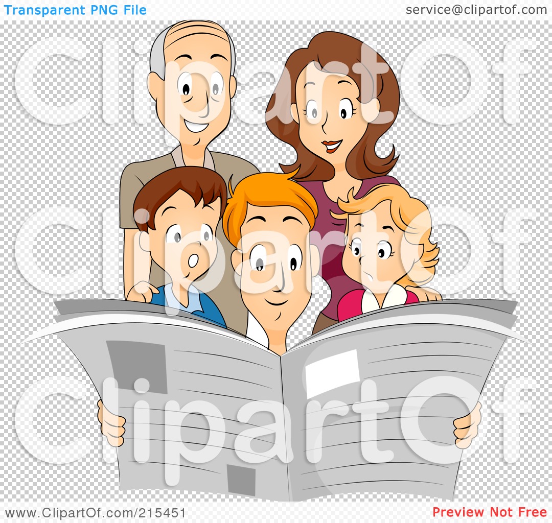 free clipart family reading - photo #35