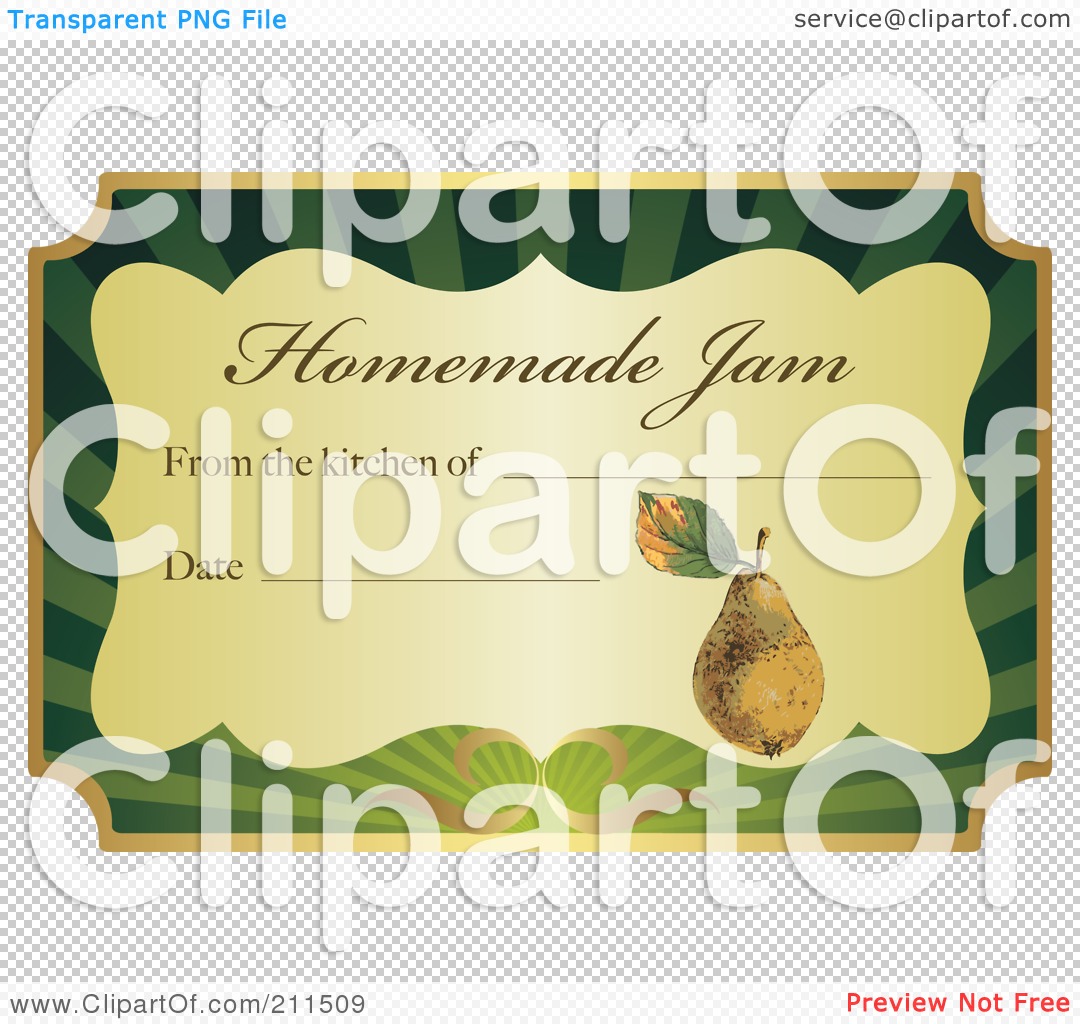 homemade jam labels clipart - photo #41