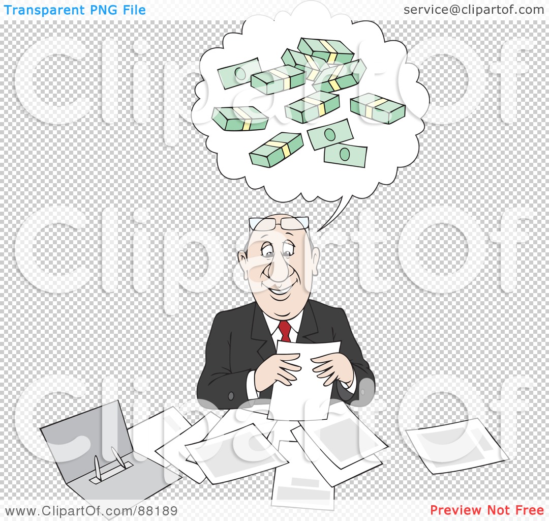 thinking of money clipart - photo #21