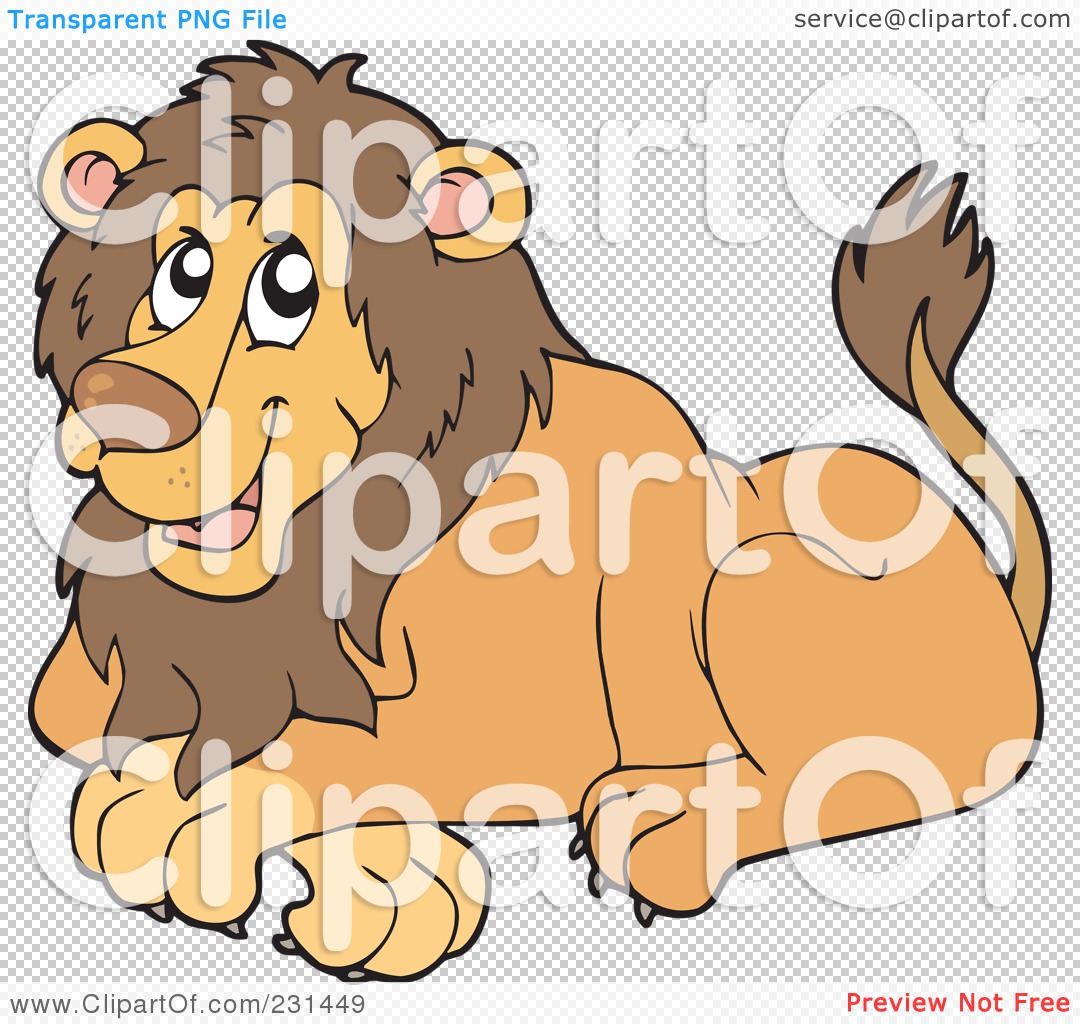 happy lion clipart - photo #45