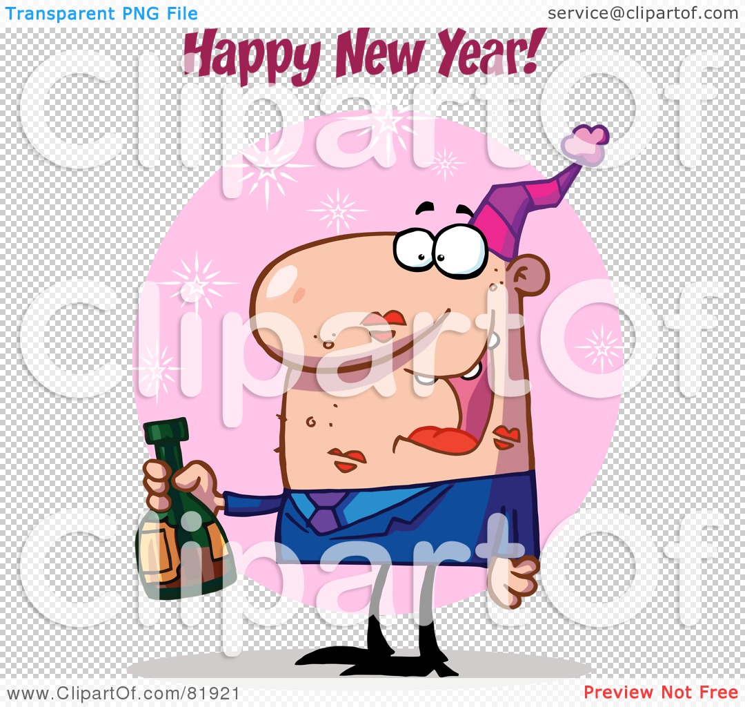 new years kiss clipart - photo #7