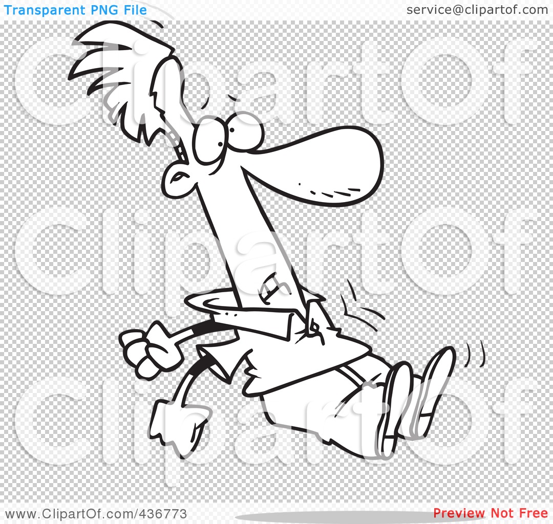  - Royalty-Free-RF-Clipart-Illustration-Of-A-Line-Art-Design-Of-A-Man-Being-Lifted-Off-The-Ground-In-Heavy-Wind-1024436773