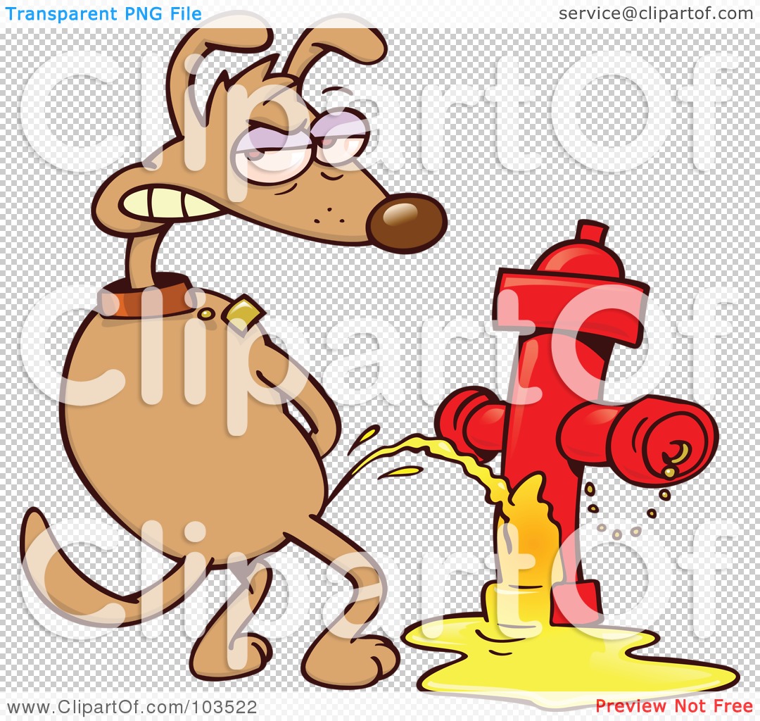 dog peeing clipart - photo #16