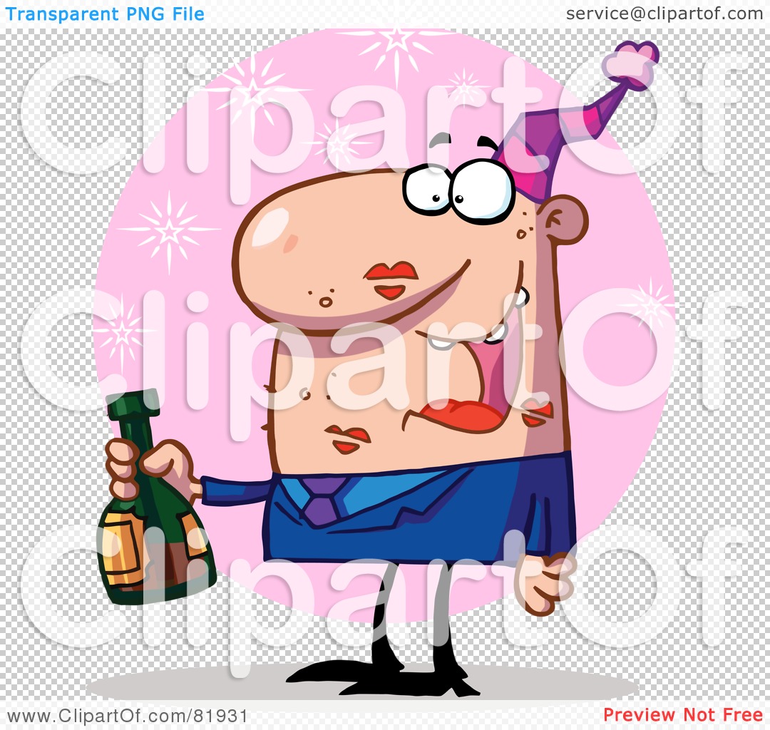 new years kiss clipart - photo #28