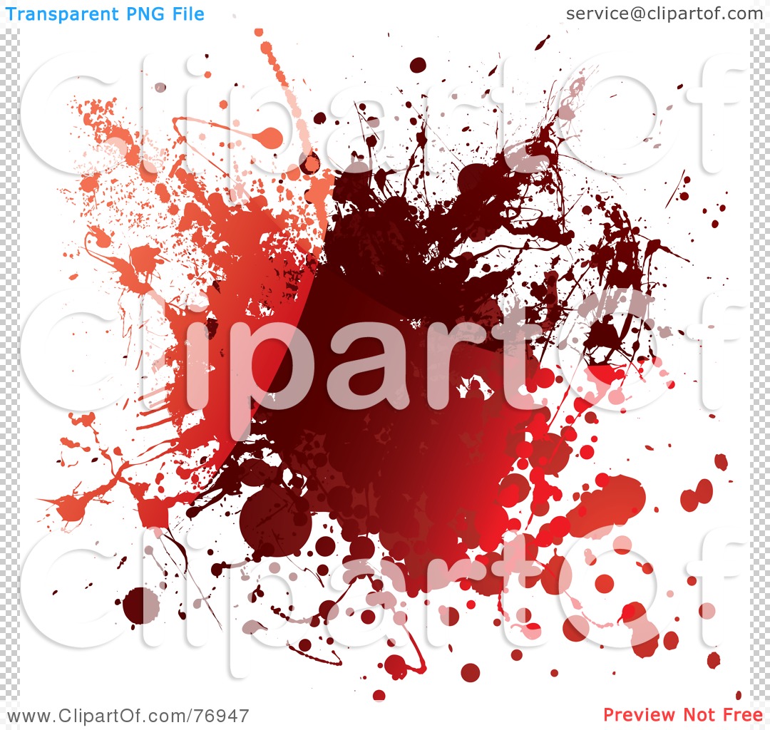 Splat Of Blood