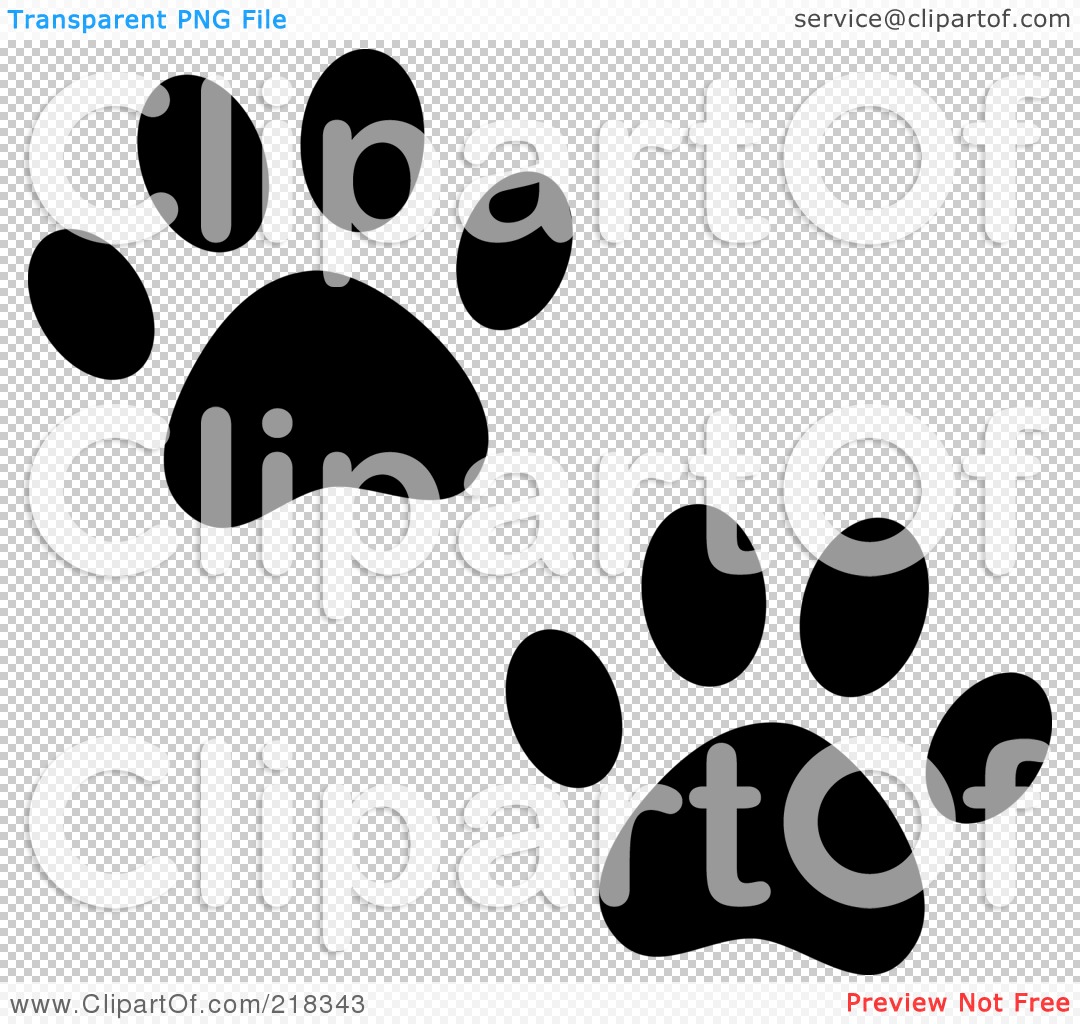 clipart dog tracks - photo #37