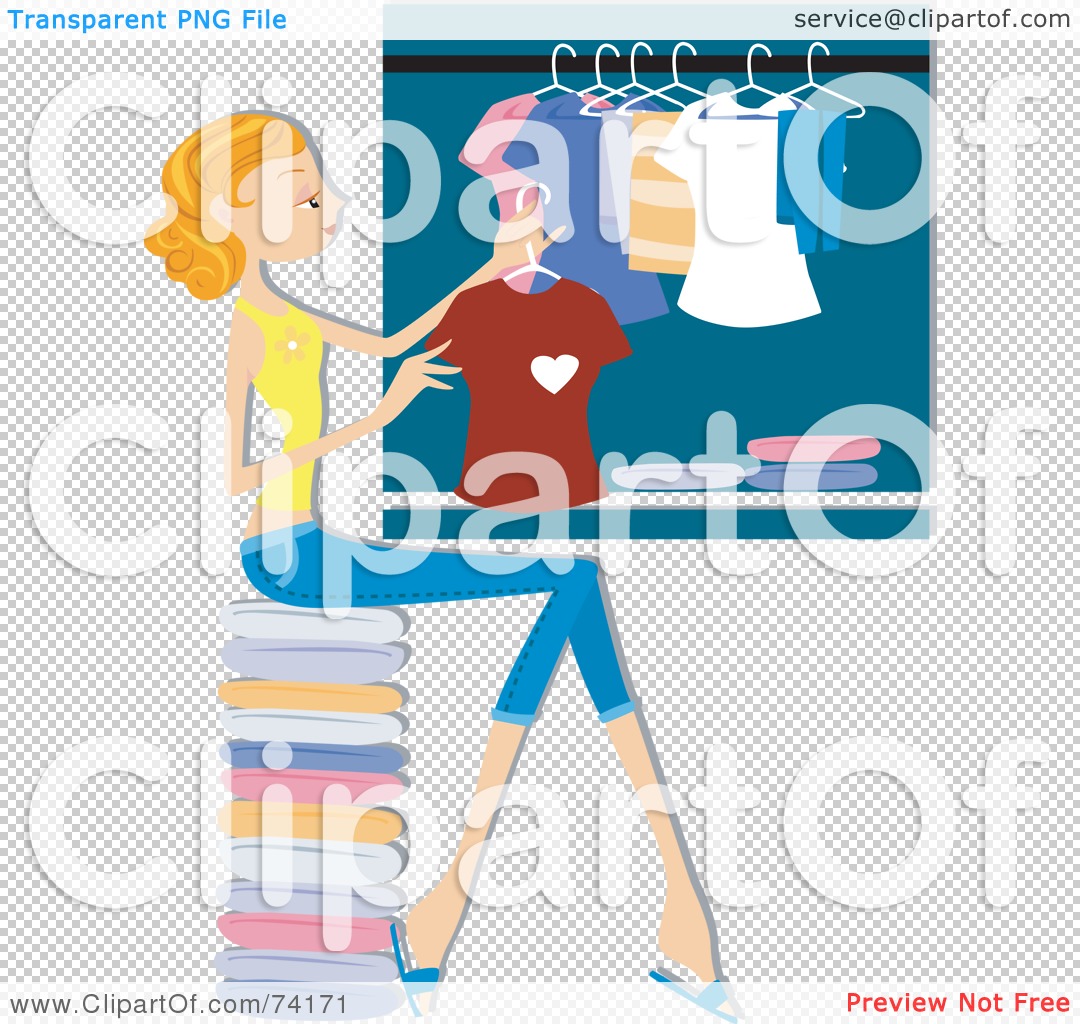 clipart of clothes hanging in a closet - photo #45