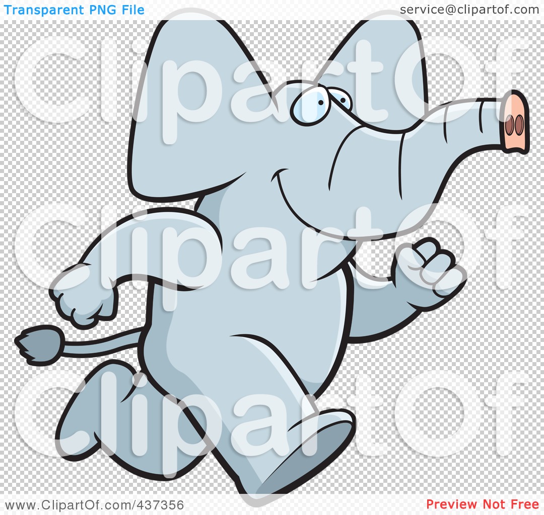 Royalty-Free (RF) Clipart Illustration of a Running ...