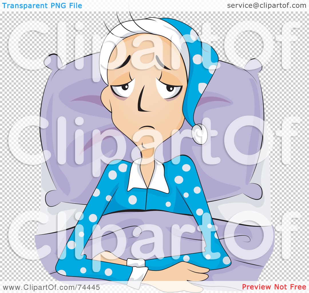 clipart sick man in bed - photo #36